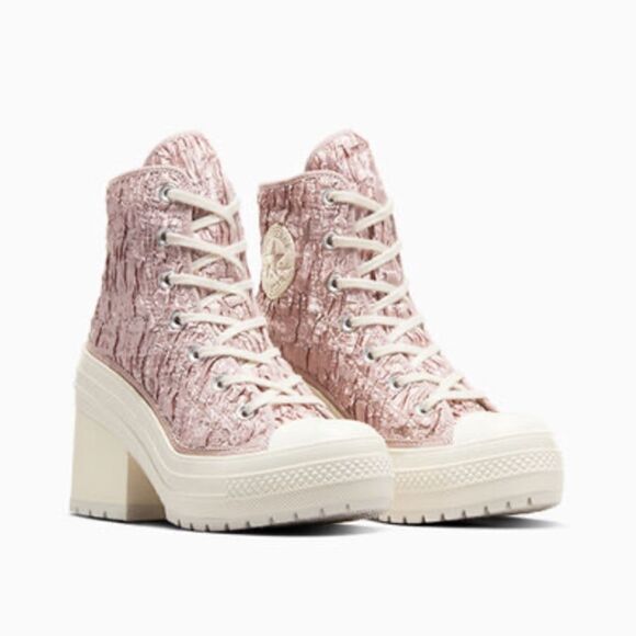 Chuck 70 De Luxe Heel Satin Hightop Boots Shoes Sneakers Size 12.5 - Picture 11 of 16